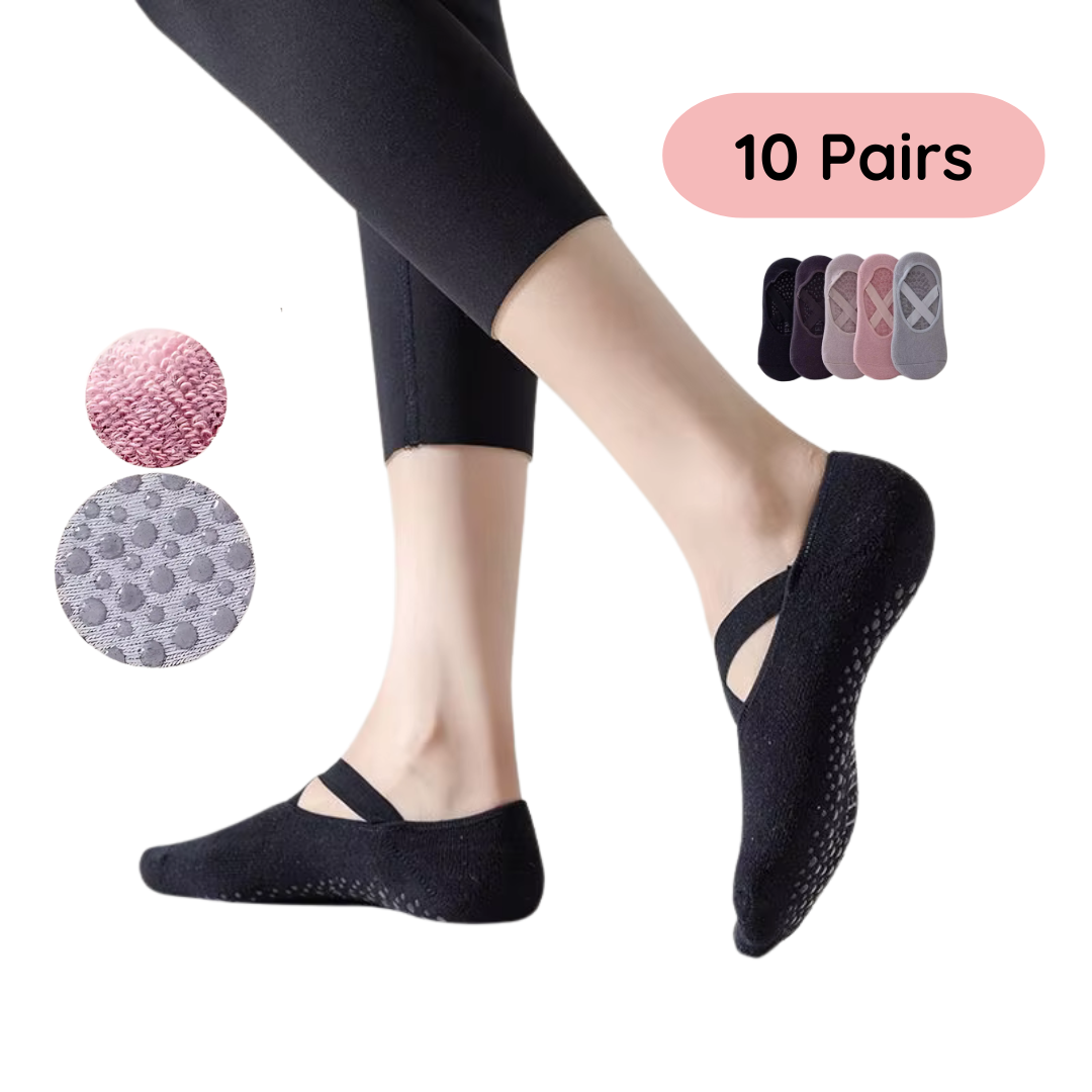 10 Pack Reformer Socks - One Size - One Color